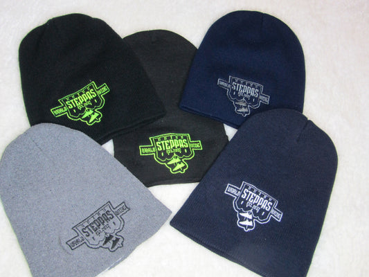 "World Wide Steppas Embroidered Beanies – One Size Fits Most"