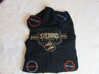 "World Wide Steppas Signature Hoodie Set – Sizes Small to 4X"