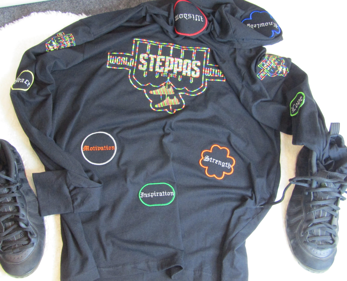 "World Wide Steppas Signature Hoodie Set – Sizes Small to 4X"