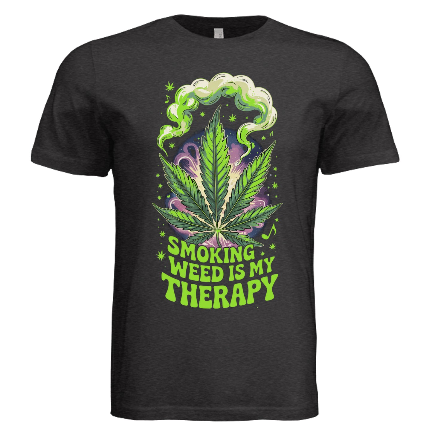 BLK HTHR TRIBLND - 3413C - FRONT