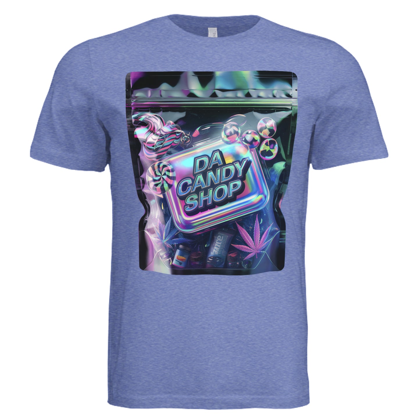 Solid True Royal Triblend - 3413C - FRONT