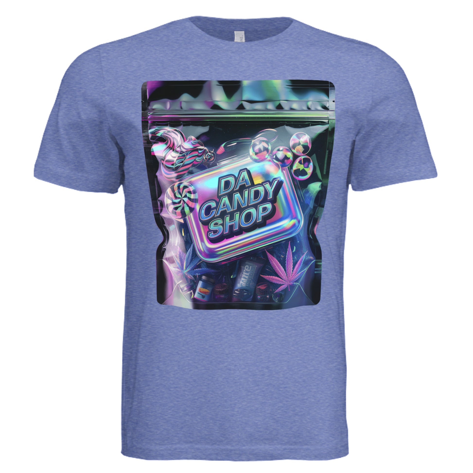 Solid True Royal Triblend - 3413C - FRONT