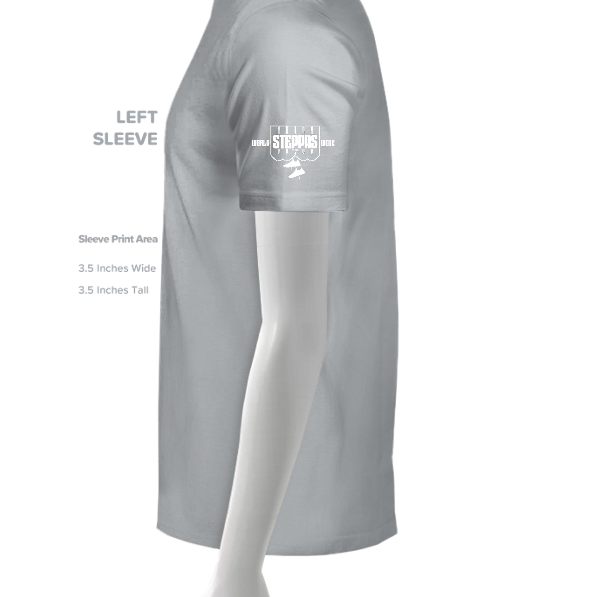Solid Silver Triblend - 3413C - SLEEVE_LEFT
