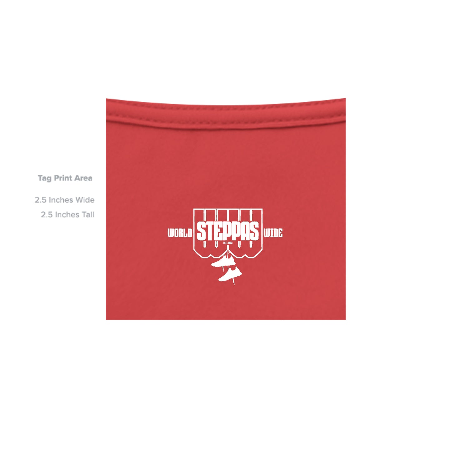 SOLID RED TRIBLN - 3413C - INSIDE_TAG_LINE