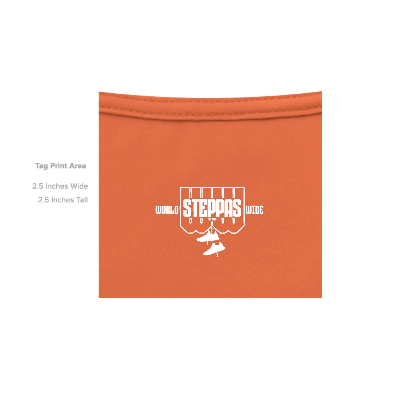 Solid Orange Triblend - 3413C - INSIDE_TAG_LINE