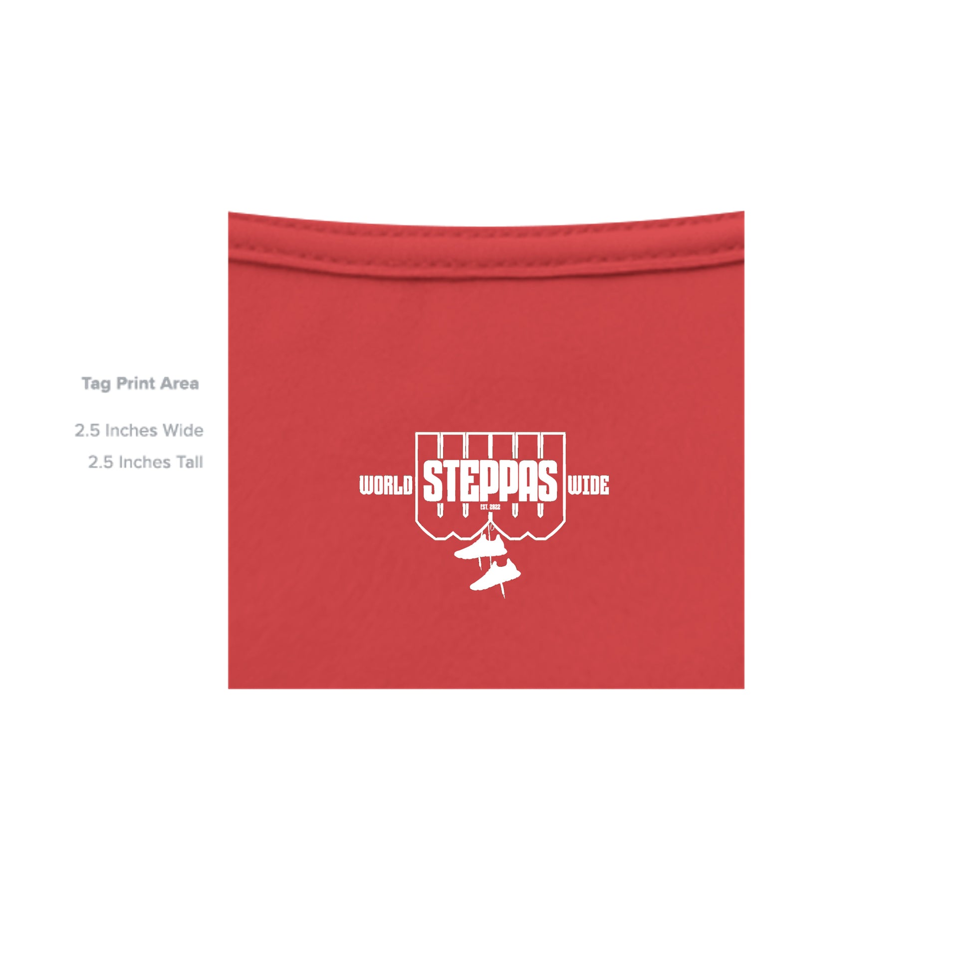 SOLID RED TRIBLN - 3413C - INSIDE_TAG_LINE