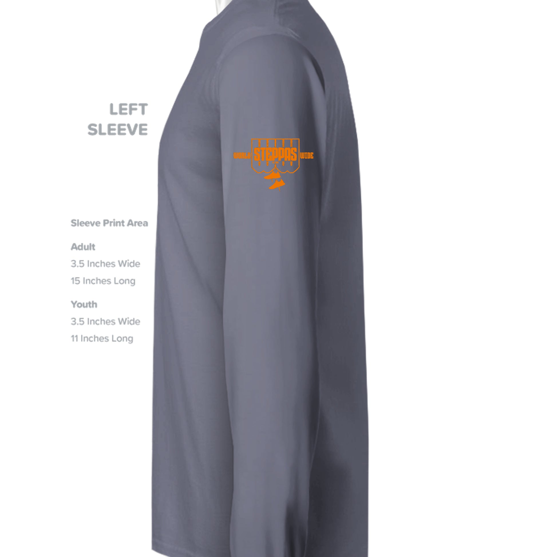 True Navy Hthr - ST406 - SLEEVE_LEFT