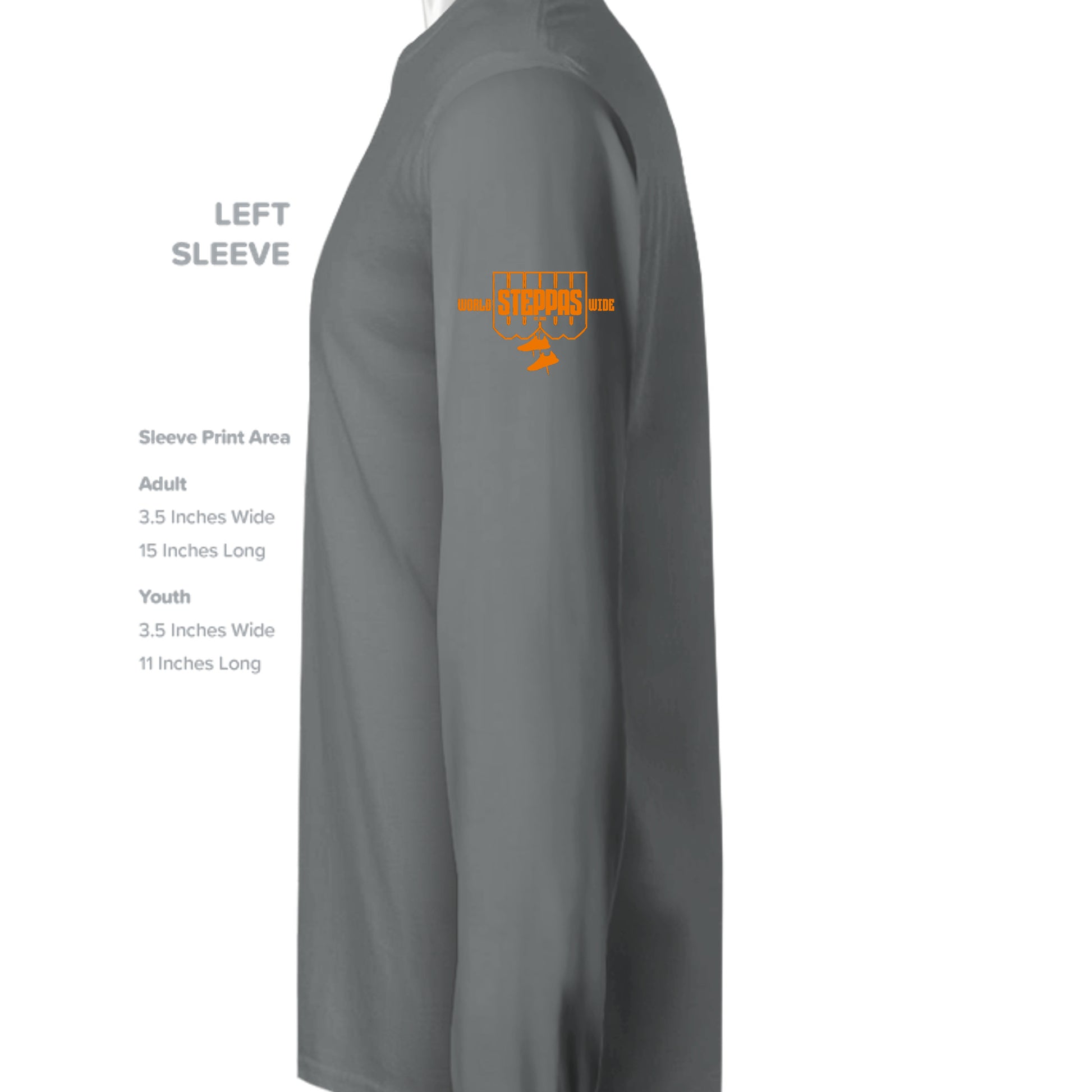Dark Grey Hthr - ST406 - SLEEVE_LEFT
