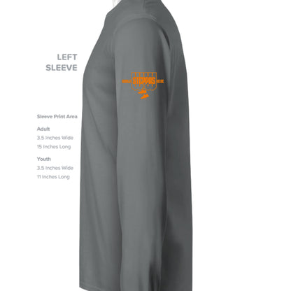 Dark Grey Hthr - ST406 - SLEEVE_LEFT