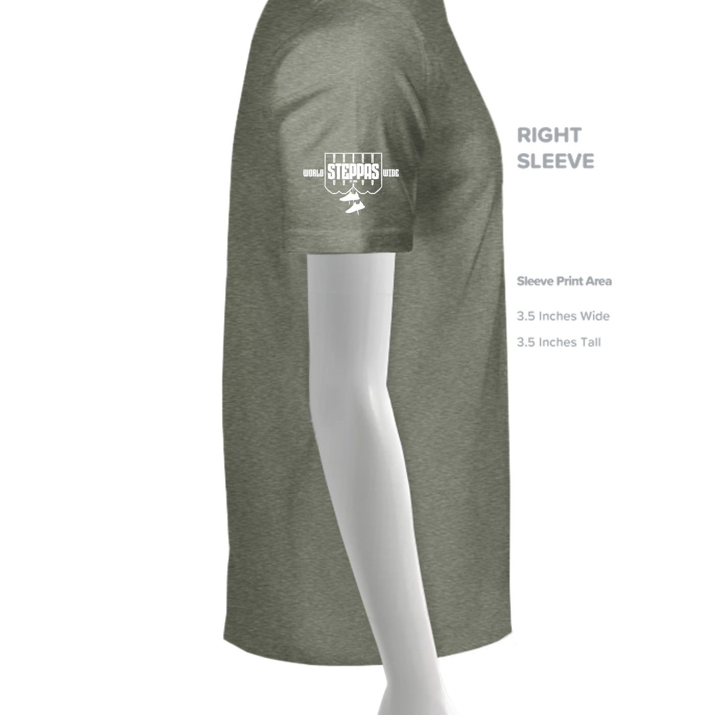 Military Green Triblend - 3413C - SLEEVE_RIGHT