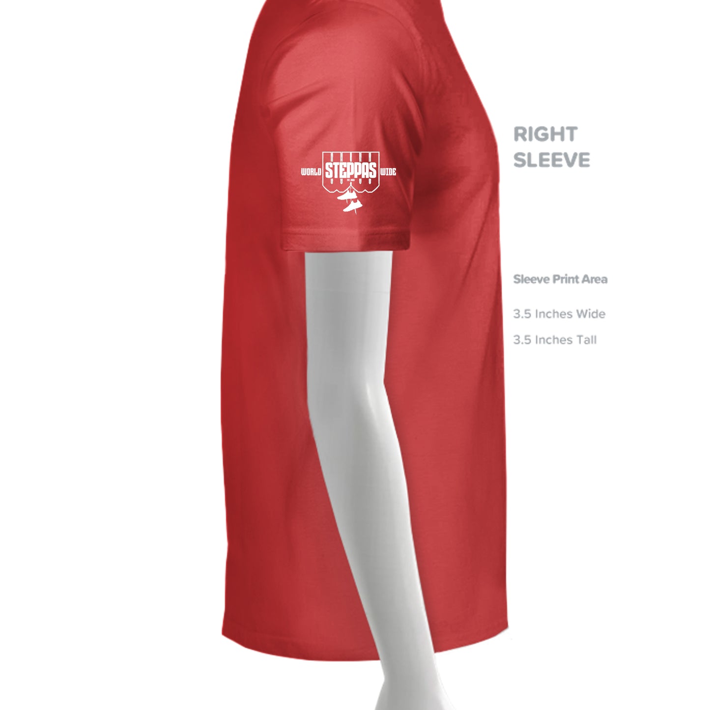 SOLID RED TRIBLN - 3413C - SLEEVE_RIGHT