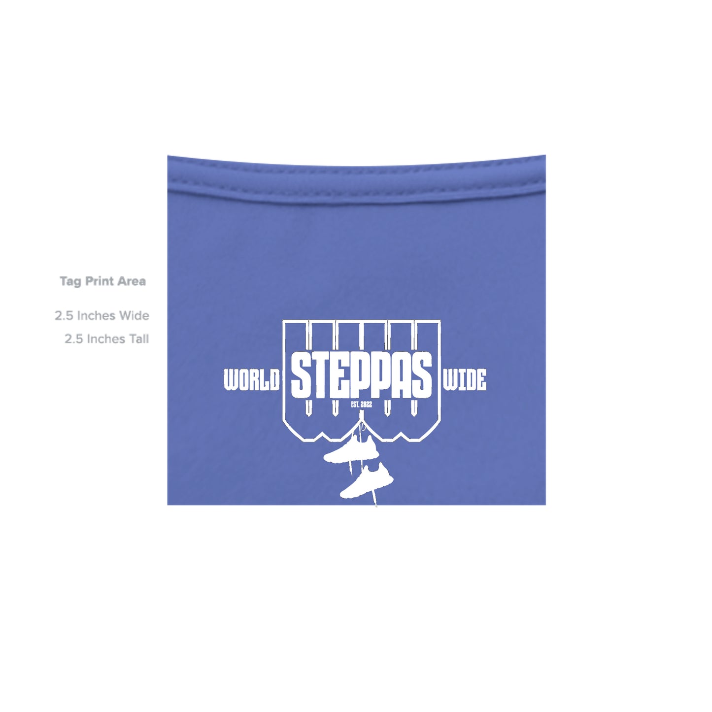 Solid True Royal Triblend - 3413C - INSIDE_TAG_LINE