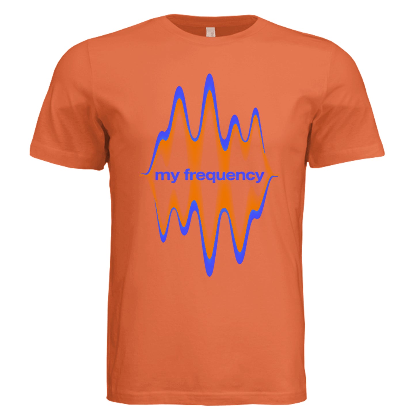 Solid Orange Triblend - 3413C - FRONT