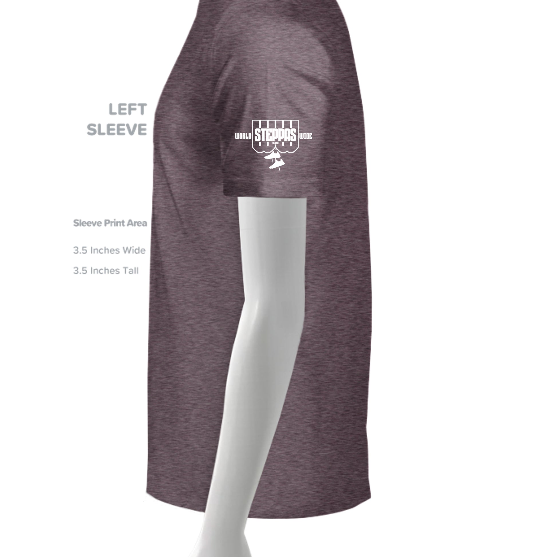 MAROON TRIBLEND - 3413C - SLEEVE_LEFT
