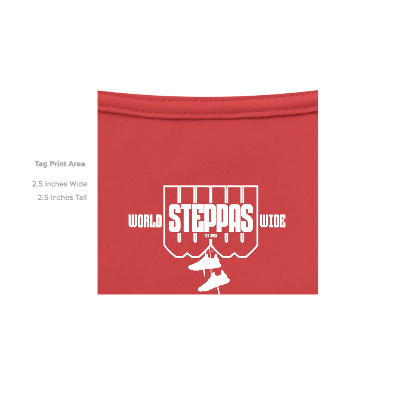 SOLID RED TRIBLN - 3413C - INSIDE_TAG_LINE